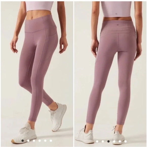 Athleta Pants - ATHLETA Ultimate Stash 7/8 Tight Women’s size Small Mauve leggings athletic